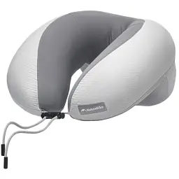 Подушка надувна Naturehike CNK2550WS040 з чохлом для надування Gray