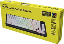 Клавіатура HATOR Skyfall 65 MAG ULTRA 8K Black-White (HTK1860UA) - мініатюра 5