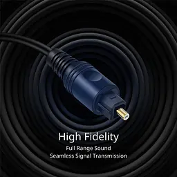 Оптичний кабель TNP Toslink S/PDIF 10,5 м для ТВ і саундбарів - мініатюра 6