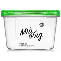 Контейнер НАРОДНИЙ ПРОДУКТ 1л (круглий) (81з)
