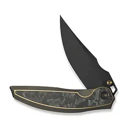 Ніж складаний мисливський Weknife Quinseris, (10,1 см) Bohler M390 / Titanium бронзовий - мініатюра 3