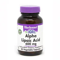 Натуральна добавка Alpha Lipoic Acid 600 mg, 30 капсул Bluebonnet Nutrition fit0015288
