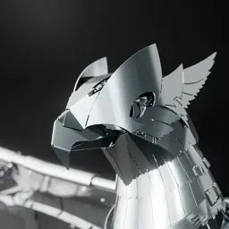 Конструктор Metal Time Колекційна модель Unity Wings Eagle Silver Armor (MT101/READY) - мініатюра 5