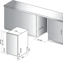 Посудомийна машина Hotpoint Ariston HSIC3T127C (6470767) - мініатюра 4