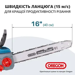 Пила акумуляторна ланцюгова Könner&Söhnen KS CS40V-16 set (KS CS40V-16 set) - мініатюра 3