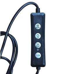 Кільцева Led-лампа 33 см LJJ-33 з тримачем для телефона 3 режими + RGB - мініатюра 4