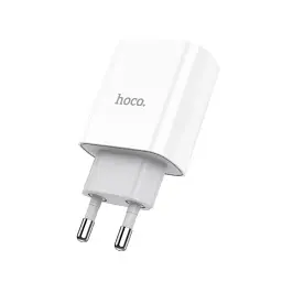 МЗП блочок Hoco C80A white 20W/QC3.0 USB/USB-C - мініатюра 3