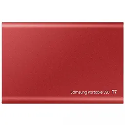 Зовнішній SSD накопичувач Samsung T7 1 TB Red [MU-PC1T0R/WW] [53624] - мініатюра 4