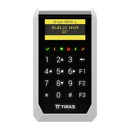Клавіатура Tiras K-PAD OLED+ Black з OLED-дисплеєм та вбудованим зчитувачем NFC/Mifare (21-00068)