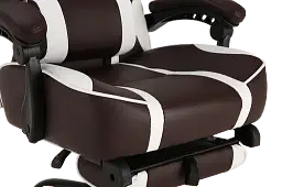 Геймерське крісло GT Racer коричневе з білим (X-2748 Dark Brown/White) - мініатюра 7
