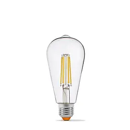 LED-лампа Videx Filament ST64FD 6W E27 4100K димована (24312-000) - мініатюра 2