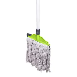 Швабра для підлоги з бавовняним мопом 122 см Household Cleaning Products HP-35015-31 - мініатюра 4
