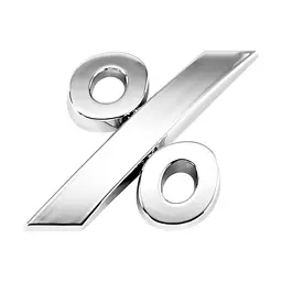 3D- знак: % нахил MAK (30231)