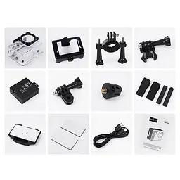 Екшн камера Hoco DV100 sports camera Black - мініатюра 4