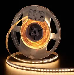 LED Стрічка 21,6W 240LED 3000К 2800LМ IP20 24V KLOODI KD2835-240-21.6W-3К-24V HE - мініатюра 5