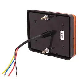 LED Задній ліхтар квадратний 58LED 12V/ 120 х 95 х 23 мм 2 шт. (BL-64908) - мініатюра 2