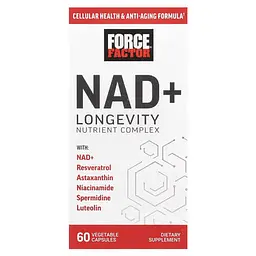 Ниацин (B-3) NAD+ Longevity Nutrient Complex 60 растительных капсул Force Factor vit0005286