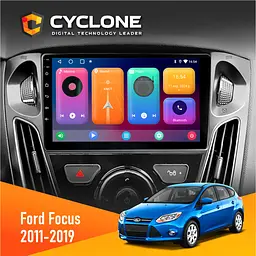 Штатна магнітола Ford Focus 2011-2019 Cyclone C9-001 2x32 CPL Cyclone (НФ-00002173)