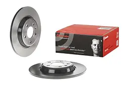 Диск гальмівний задній невентильований Audi A4 B8, A5, A6 C7, A7, Q5 07-19р Brembo (08.A759.11) - мініатюра 2