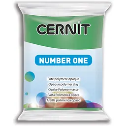 Полімерна глина Cernit Number One, 56 г., 600 зелений, (CR-CE0900056600)