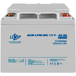 Акумулятор LogicPower AGM-MG 12V/40Ah/480Wh [3874] [125807] - мініатюра 2