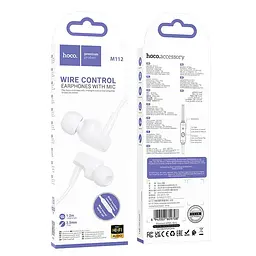 Навушники Hoco Story universal earphones with microphone M112 - мініатюра 2