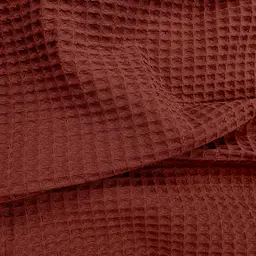 Плед-покривало Cosas Greek Waffle Ruby вафельне 75х95 см (Blanket_29Ruby_GreekWaffle_75x95) - мініатюра 4