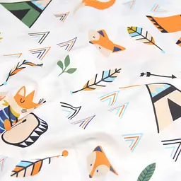 Бортики в дитяче ліжечко WOOD FOX, бежевий (WeltBed_FoxWigwam) - мініатюра 5