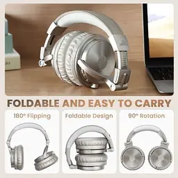 Навушники OneOdio Studio Pro C Bluetooth+3,5мм Silver (Pro C Silver) - мініатюра 6