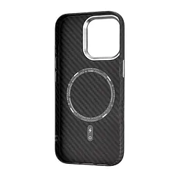 Чохол Luxo Free Air CarBon with MagSafe iPhone 16 PRO Black - мініатюра 3