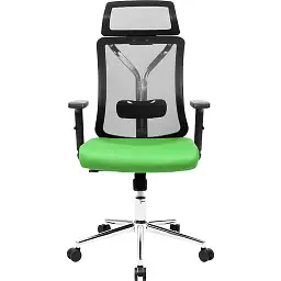 Офісне крісло GT Racer X-W80, чорно-зелене (X-W80 Black/Green) - мініатюра 2