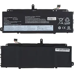 Батарея для ноутбука Lenovo L22C4P70 (ThinkPad X13 G4 T X13 Gen 4) 15.48V 3530mAh 53.4Wh Чорний - мініатюра 2