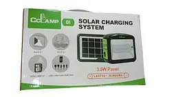 Сонячна система освітлення CcLamp 01 3.5W панель 3 лампи PowerBank - мініатюра 8