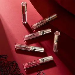 Рідка помада для губ Eveline Cosmetics Variete Satin Matt Lip 01 Caramel Cake 4,5 мл - мініатюра 6