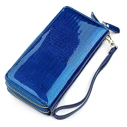 Гаманець жіночий ST Leather 18447 (S5001A) на блискавці синій - мініатюра 5