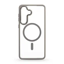 Чехол Samsung Galaxy S26 Plus 5G, Unit MagSafe, серый, прозрачный, MagSafe, противоударный, магнитный, панель-накладка с поддержкой MagSafe, с поддержкой беспроводной зарядки, TPU+PC, защита всего корпуса, ударопрочный, ArmorStandart (ARM89457)