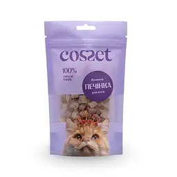 Ласощі для котів Cosset ліофілізована яловича печінка 40 г (001008) - мініатюра 2