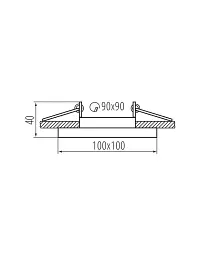Кільце точкового світильника Kanlux 38365 ARET 1x10W IP20 чорне - мініатюра 3