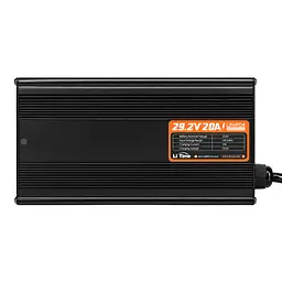 Зарядний пристрій для акумуляторних батарей LiFePO4 29.2V/20A LiTime L24V20A-BCHA-X (44-00539) - мініатюра 9