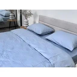 Підковдра Ecotton Pearl Blue сатин 150х215 см блакитна (24759) - мініатюра 4