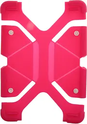 Чохол-накладка TOTO Tablet універсальний stand silicone case Universal 9/12" Hot Pink - мініатюра 2