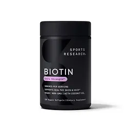 Біотин Sports Research Biotin 5000 mcg Extra Stregth, 120 капсул