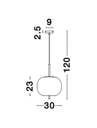 Підвіс Nova Luce LATO 9624071 - мініатюра 9