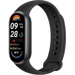 Фітнес-браслет Xiaomi Smart Band 9 Midnight Black + металевий ремінець Type С Rose gold - мініатюра 2