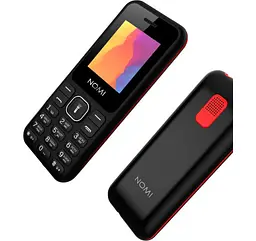 Телефон Nomi i1880 Black-Red UA UCRF - мініатюра 6