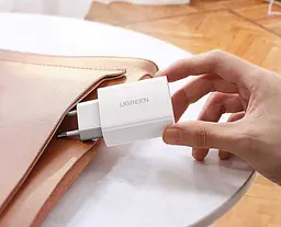 Мережевий зарядний пристрій Ugreen CD127 30W White (70161) [99260] - мініатюра 3