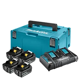 Набір акумуляторів BL1850B (4 шт) та зарядний пристрій для продукції Makita LXT (197626-8)