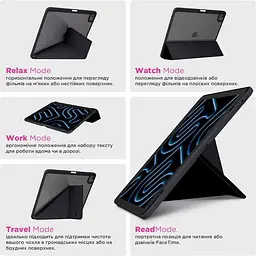 Чохол-книжка ArmorStandart Y-Type PEN для Apple iPad 10th Gen 10.9` (2022)/iPad 11 (2025) Black (ARM77500) [133704] - мініатюра 10