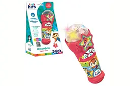 Мікрофон музичний Kids Hits, KH16/004 на батарейках, пісні, мелодії, р-р 6,7 x 17 x 6,7см, в коробці р.14 x 25,5 x 8,3см