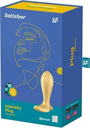 Анальна пробка з вібрацією Satisfyer - Intensity Plug, золотий - мініатюра 7